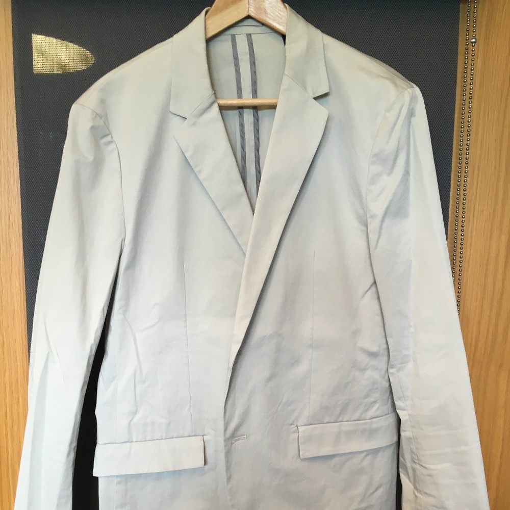 Theory unlined summer cotton blazer